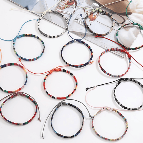 12pcs/Set Men's Bohemian Summer