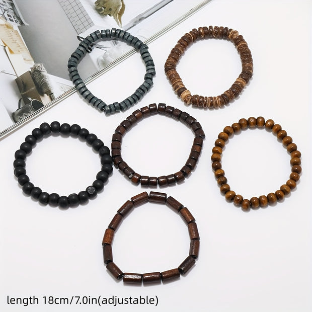 6pcs/set Trendy Minimalist Bead