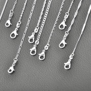 20pcs/PACK Mixed Multi Styles Collections Silvery