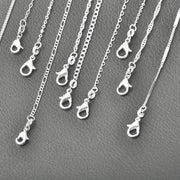 20pcs/PACK Mixed Multi Styles Collections Silvery