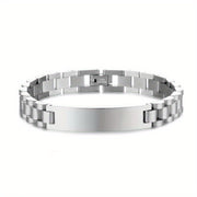 Personalized Stainless Steel Golden Chain Bracelets