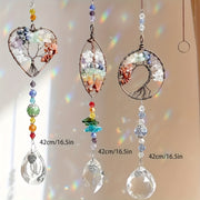 3pcs Crystal Suncatchers, Colorful Life