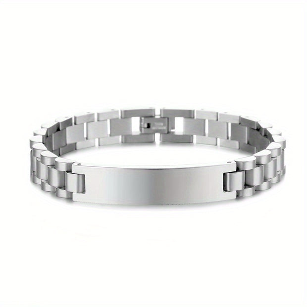 Personalized Stainless Steel Golden Chain Bracelets