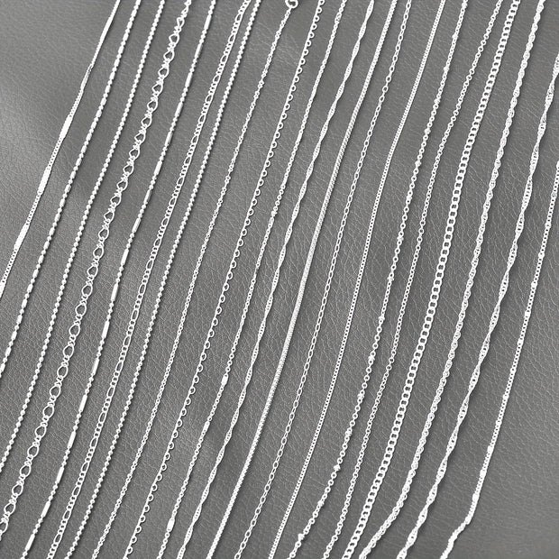 20pcs/PACK Mixed Multi Styles Collections Silvery