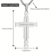 1pc Men's I CAN DO ALL