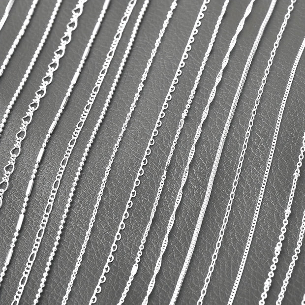 20pcs/PACK Mixed Multi Styles Collections Silvery