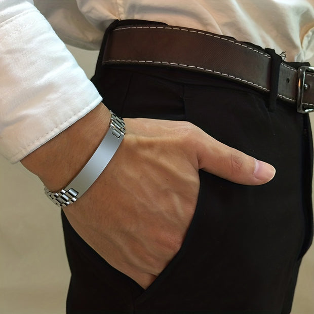 Personalized Stainless Steel Golden Chain Bracelets