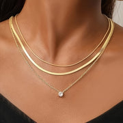 6pcs Golden Chokers Necklace