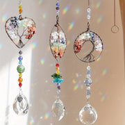 3pcs Crystal Suncatchers, Colorful Life