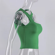 Cut Out Sexy Crop Off Shoulder