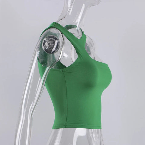 Cut Out Sexy Crop Off Shoulder