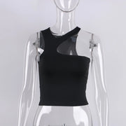 Cut Out Sexy Crop Off Shoulder