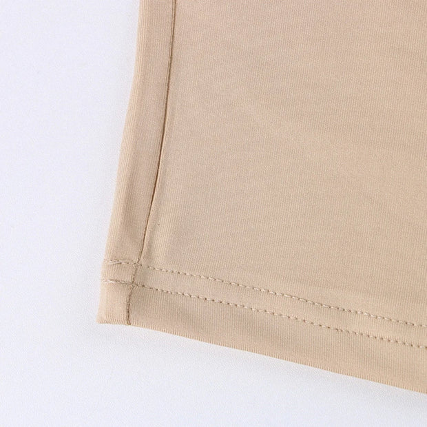 Cut Out Sexy Crop Off Shoulder