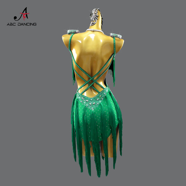 Womens Latin Dance Dresses Competition CostumeSuit