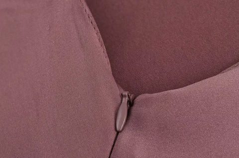 Women's Satin Midi Dress, V Neck, Thin Straps, Backless