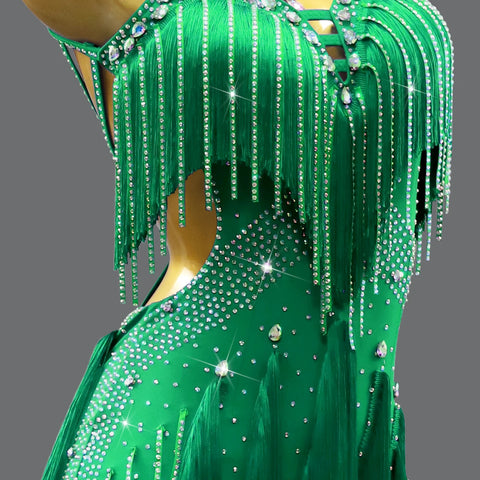 Womens Latin Dance Dresses Competition CostumeSuit