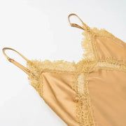 Silk Satin Texture Sexy Dress Women