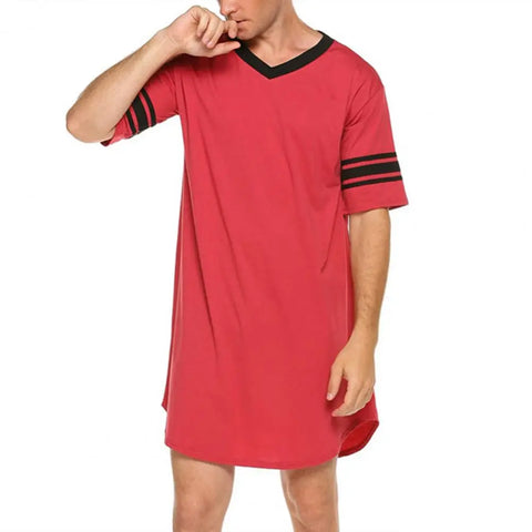 Men Loungewear Contrast Color Men Summer Long
