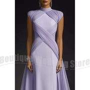 Evening Dresses for Women Fashion Pleated Draped