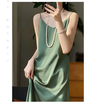 Sexy Comfortable Silk Slip One-Piece Dress RW-D13