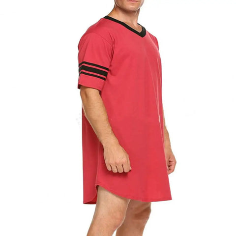 Men Loungewear Contrast Color Men Summer Long