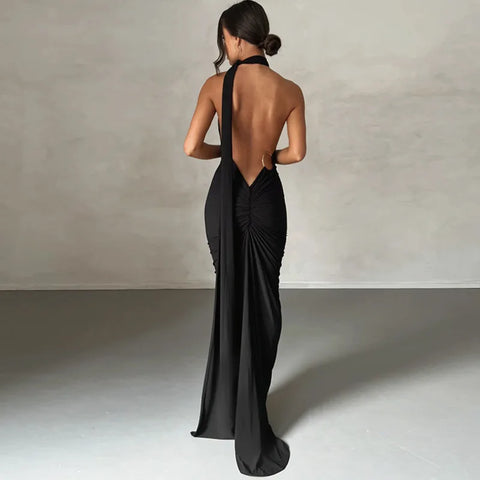 Womens Elegant Evening Party Cocktail Long Dress Sexy