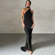 Womens Elegant Evening Party Cocktail Long Dress Sexy