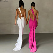 Womens Elegant Evening Party Cocktail Long Dress Sexy