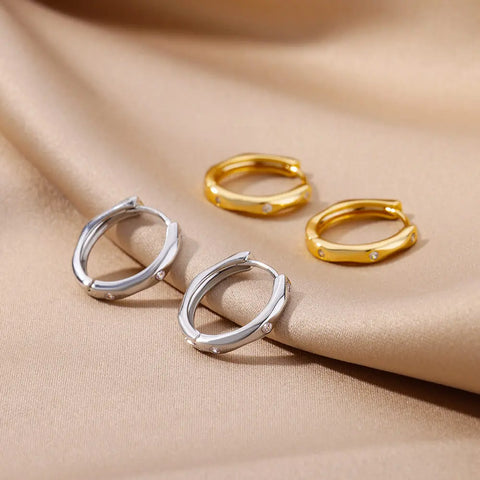 Elegant Round Earrings for Women Girls Luxury