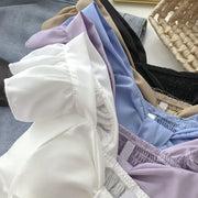 Crop Tops Camis Women Ruffles Sexy