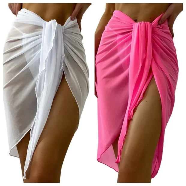 Summer Beach Dress Wrap Sheer Wrap