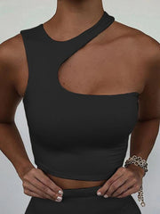 Cut Out Sexy Crop Off Shoulder