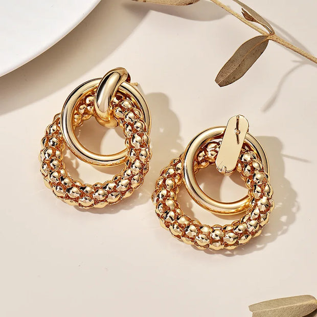 Women Earrings Big Shiny