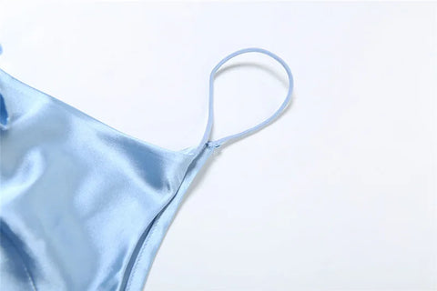 Silky Banquet Women Maxi Dress Solid Soft Appliques