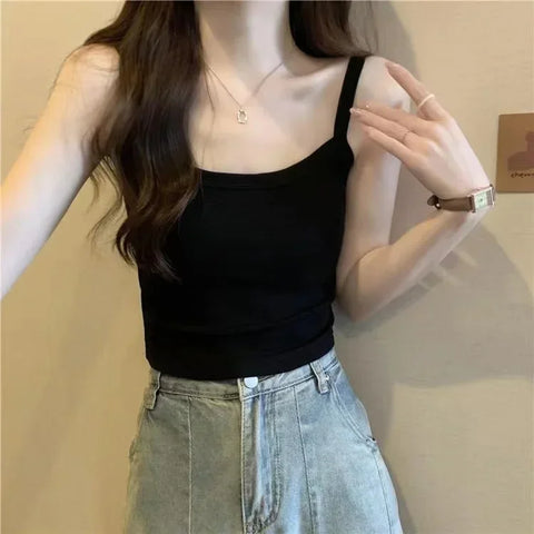 Crop Top Women Sexy Sleeveless Tops Fashion