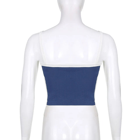 Sleeveless Knitted Crop Tops