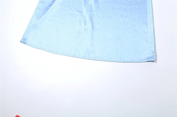 Silky Banquet Women Maxi Dress Solid Soft Appliques