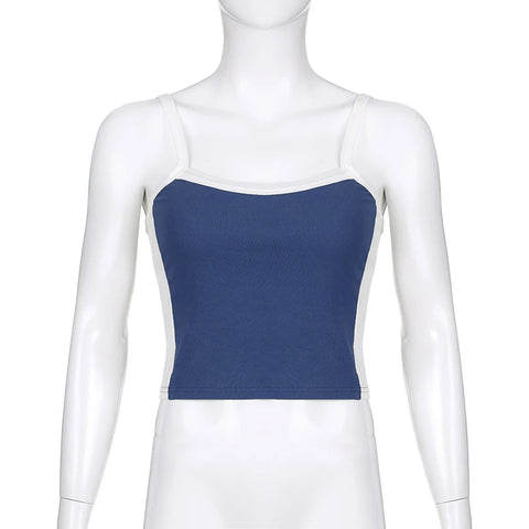 Sleeveless Knitted Crop Tops