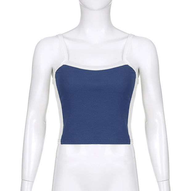 Sleeveless Knitted Crop Tops