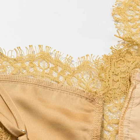 Silk Satin Texture Sexy Dress Women