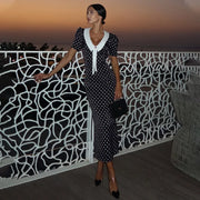 Dot Printed Dresses For Women Fashion Sexy Streetwear