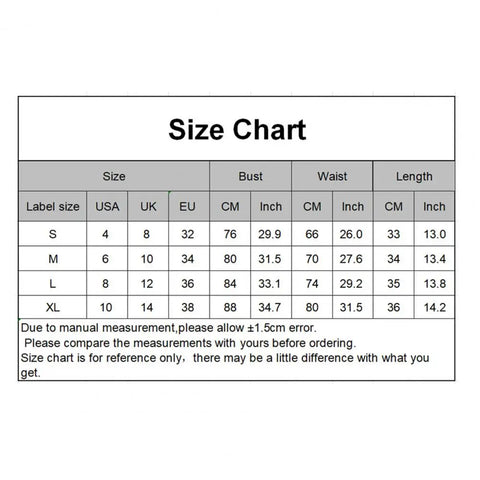 Sexy Crop Tops Low-cut Slim-fit Women Fashion