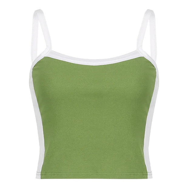 Sleeveless Knitted Crop Tops