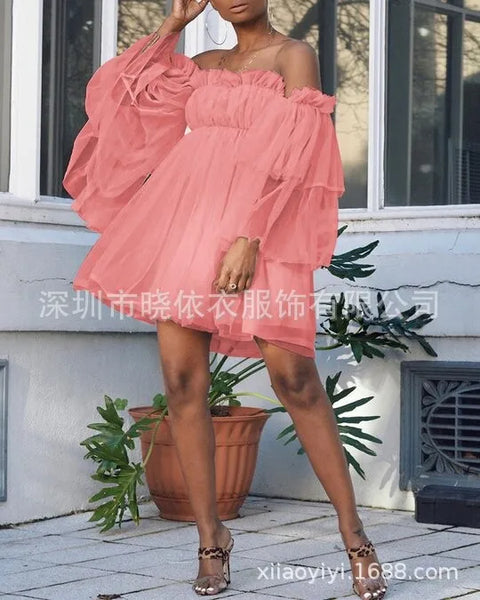 Dresses for Women 2025 Fashion Sexy Bra Style Solid Color High Waist Strap Solid Color Dress Mini Party Dress Vestidos