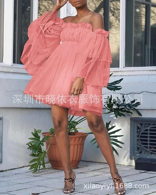 Dresses for Women 2025 Fashion Sexy Bra Style Solid Color High Waist Strap Solid Color Dress Mini Party Dress Vestidos