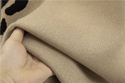 Elegant Women Knitted Suit Lounge Wear Knit Pants