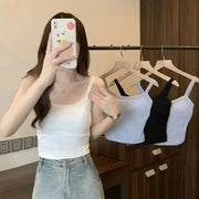 Crop Top Women Sexy Sleeveless Tops Fashion