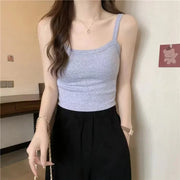 Crop Top Women Sexy Sleeveless Tops Fashion