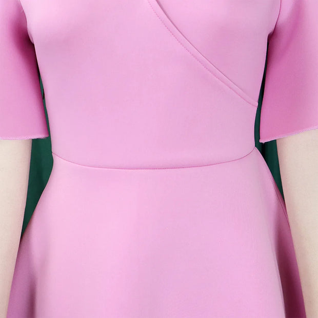 Elegant Party Dresses for Women V Neck Ruffles