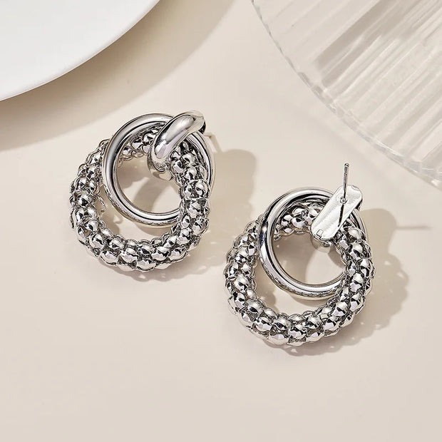Women Earrings Big Shiny
